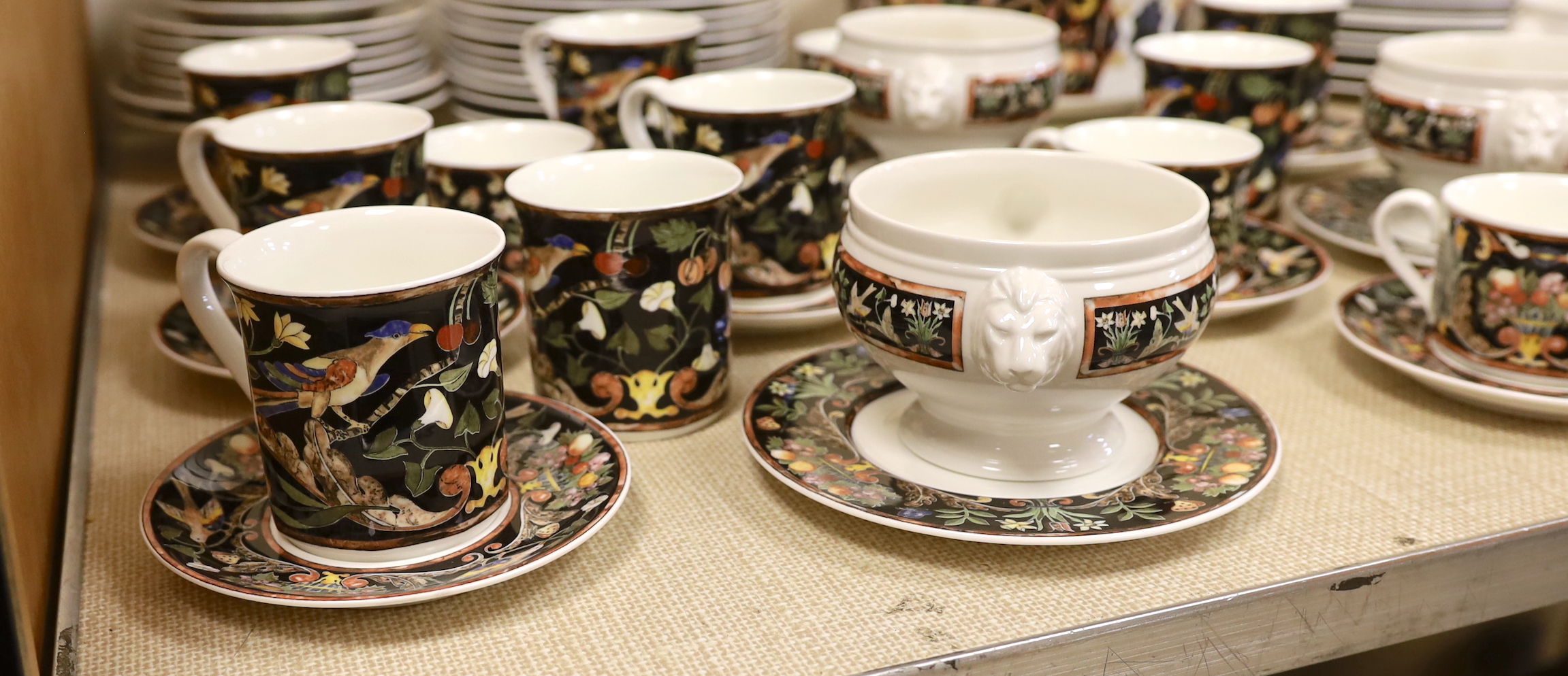 A Villeroy & Boch Intarsia service